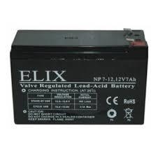 Lead / acid sealed rechargeable battery - 12Vdc  / 7Ah 151x95x65mm