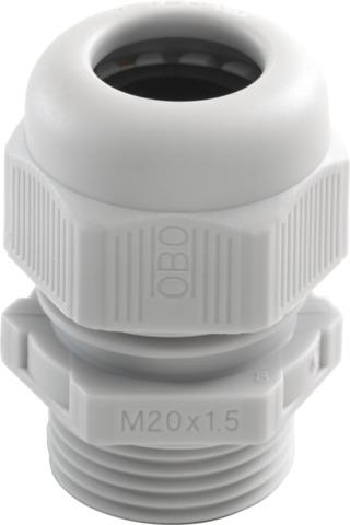 M20 cable gland, Grey