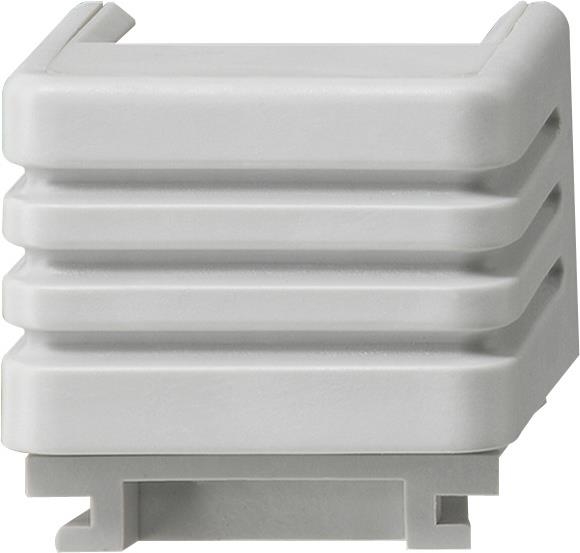 Adapter kabelinvoer 1 voudig kanaal 15 x 30mm spatwaterdicht opbouw Grijs