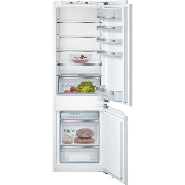 Réfrigérateur - intégrable Serie 6 bottom-freezer - 177,5cm LowFrost, réfrig. 192 l, surg. 74 l****,