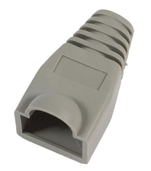 MicroConnect strain relief boot for RJ45 Grey