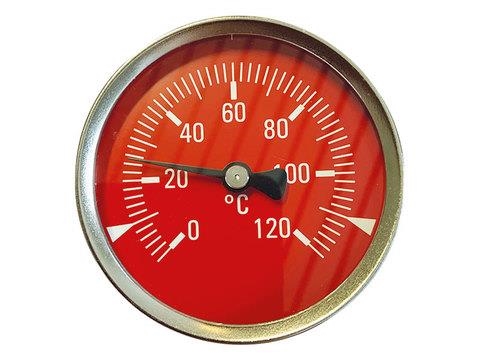 Rode thermometer 0 - 120°C diameter 80mm