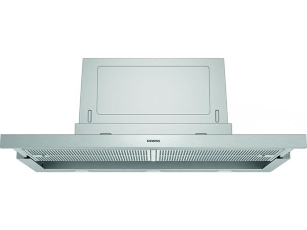 Hotte iQ300 télescopique 90cm - 397 / 729m³ / h - 53dB - éclairage Led - iQdrive - bandeau de finiti