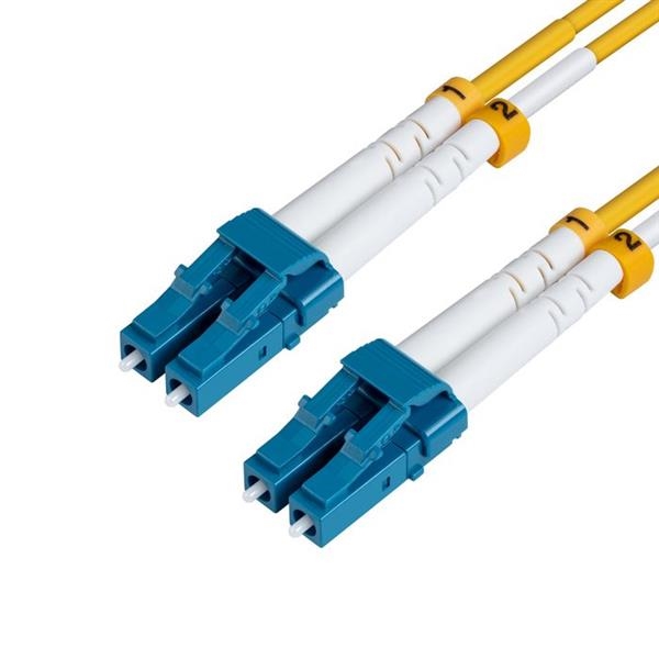 MicroConnect optical fibre cable, LC-LC, Singlemode, Duplex, OS2 (Yellow) 40m