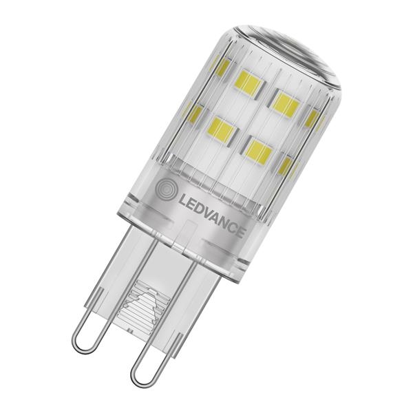 Led lamp pin30 dimmable 3W 827 clear G9