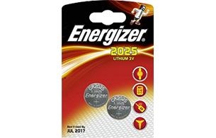 Energizer - lithium battery - 3V / CR2025 - 2 pieces