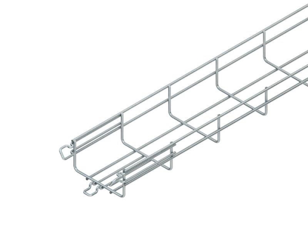 Draadgoot ineenklikbaar, hoogte = 54mm, breedte = 100mm, lengte = 3m, hot-dip