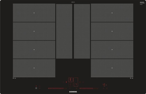 Kookplaat inductie 80cm, flexInduction Plus, 4 zones, fryingSensor, Boost, timer, dual lightSlider,