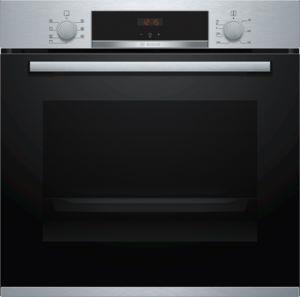 Oven Serie 4 multifunctie 60cm, 5 verw.wijzen, EcoClean, halogeenverl., verz.draaiknoppen, Rode disp