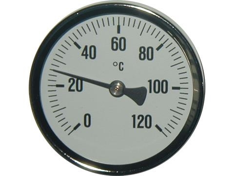 Witte thermometer 0 - 120°C diameter 63mm