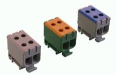 Distribution block 4 x 16 - 95mm² Blue