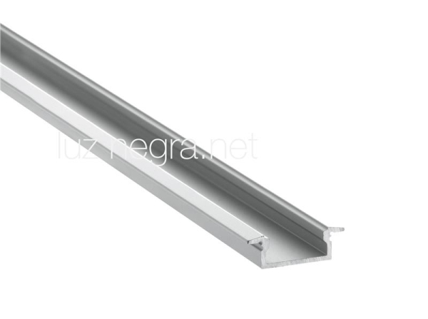 Profil Led Boston Aluminium anodisé Argenté (23.2mm) x 17 x 8mm (longueur de 2m)