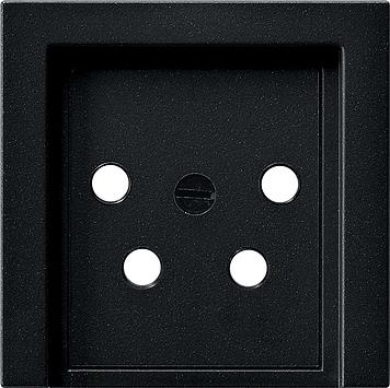 Plaque KPN System 55 Noir mat