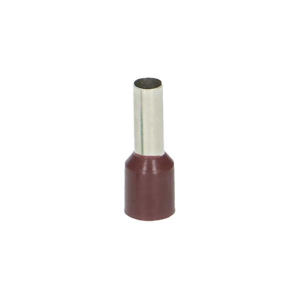 Insulated cable end terminal max. section 10mm², Copper sleeve length: 12mm, pack 25 pieces