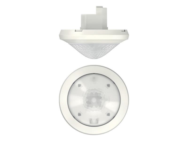 Détecteur de présence Blanc encastré 360° 1 canal 24m IP54 200W Led