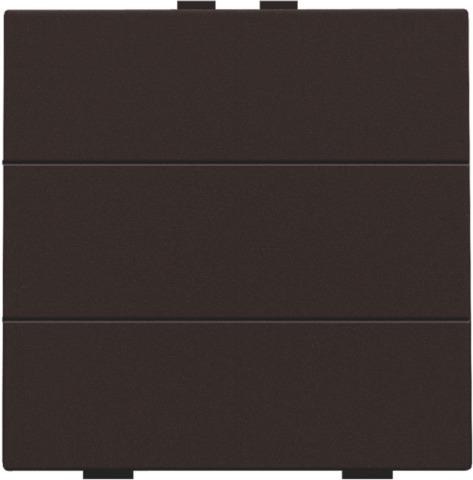 Bouton - poussoir sextuple pour Niko Home control dark Brown