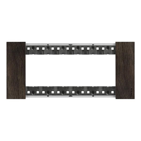 LNow - cover plate 6 modules Walnut