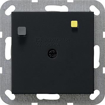 RCCB 30 mA System 55 Black mat