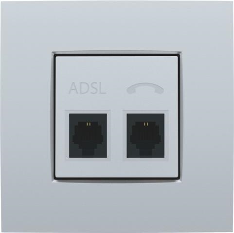 Central plate ASDL - tel, Sterling