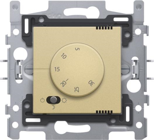 Electronic thermostat, Alu Gold coated