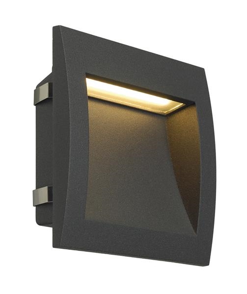 downunder Out Led l, applique encastrée, Anthracite