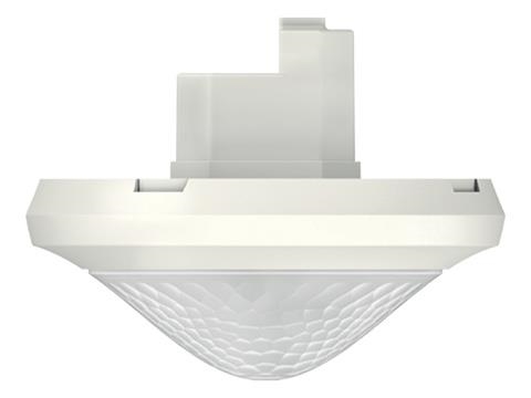 Détecteur de présence Blanc encastré 360° 2 canaux 24m IP54 200W Led