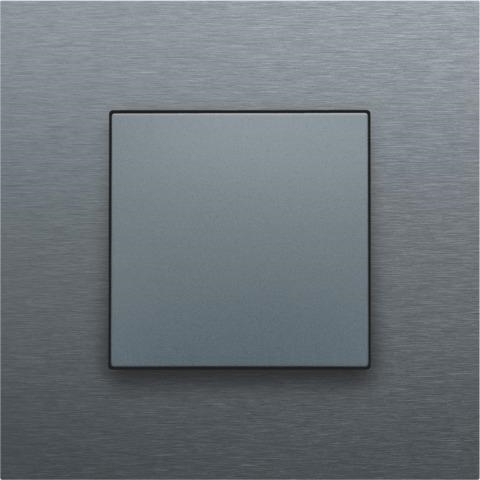 Blind plate, Alu Grey coated