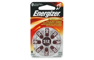 Energizer - zink air battery - 1,4V / A312 - 8 pieces