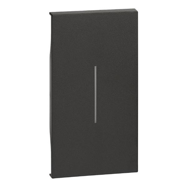 LNow - switch cover 2 modules Black