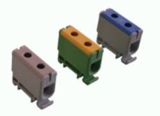 Distribution block 2 x 35 - 150mm² Yellow - Green