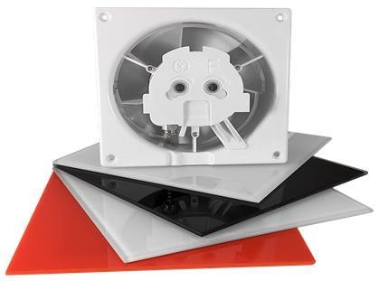 Ventilator diameter 100mm model met hygrostaat en met kogellager, reageert op vocht, instelbaar tuss