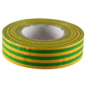 PVC isoleer plakband - Geel / Groen - 20m