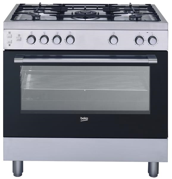 Cuisinière à gaz grand - luxe Inox 90cm