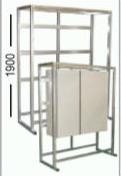 Galvanized protection stand 1900 x 1500 x 650mm