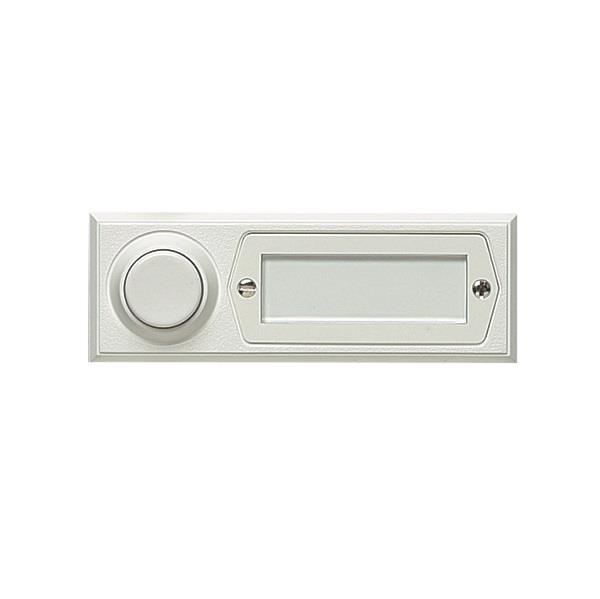 Eta 2121 bouton d'appel en saille combifix Blanc