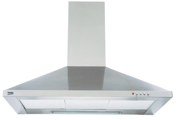 Hotte decor 90cm Inox 1 moteur