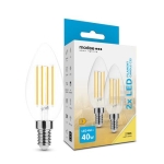 Lampe Smart lightting Led filament flamme C35 4W E14 360° 2700K (430 lumen) (2 pièces)