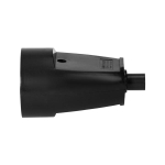 Female socket 2 poles + E 16A 250V Black