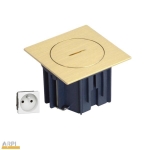 Floor socket IP64 - 2 poles + E EU