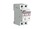 Circuit breaker 2 poles 1A 6kA curve C