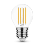 Led filament lamp bowl - 4W - E27 - 4000K - 400lm