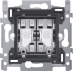 Socle pour interrupteur va-et-vient et bouton-poussoir N.O. ou N.C., 10 AX / 250Vac, connexion rapid