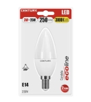 Lampe Led Classic Ecoline flamme - 3W - E14 - 3000K - 250lm - IP20 - blister de 1 pièce