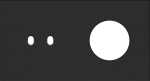 Double cover plate, horizontal 71 mm centre distance, for a double switching function and a socket f