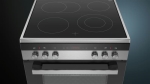 Cuisinière iQ300 électrique table de cuisson highSpeed, 4z, four universel Plus, 7 modes, horloge él