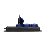 Havy - duty, splash - proof extension sockets, 3m, Schuko rubber cord IP44, H05RR-F 3 x 15mm².