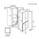 Twintech Nofrost fridge freezer F