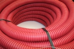 Protective tube with wire puller Red diameter 75mm roll of 50m