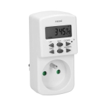 Mini digital timer, 10 programs 7 combinations of the day of the week, summer and winter time funct