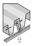 Dakplaathanger in V M8 M10